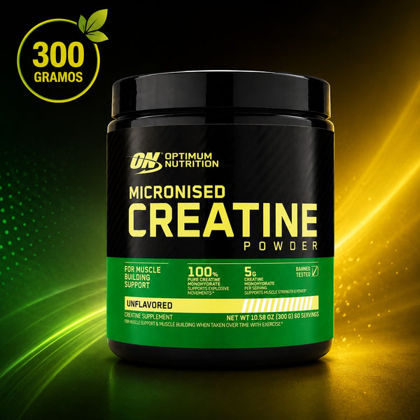 Micronised Creatine Powder | Creatina Monohidratada 5g | 300g Sin Sabor