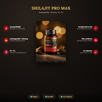 Shilajit Pro Max - caracteristicas