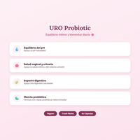 URO Probiotic - características